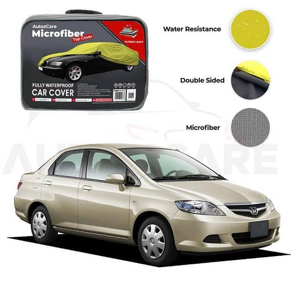 Honda Fit Aria Microfiber Car Cover for 2002-2008 Models - Weatherproof Protection