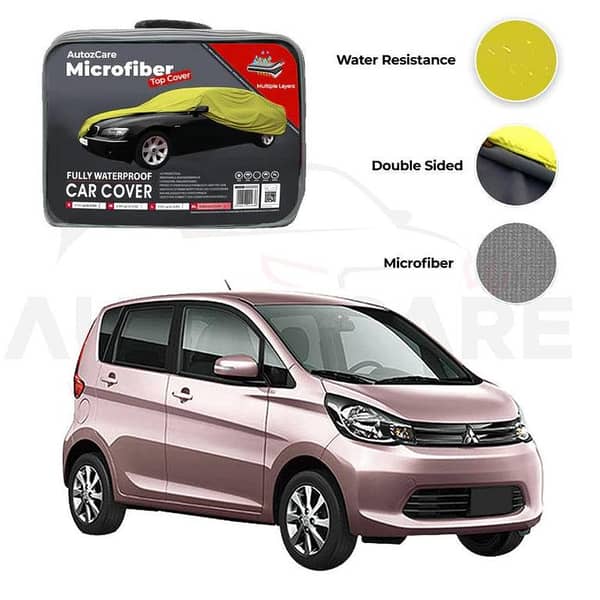 Mitsubishi EK Wagon Microfiber Car Cover - Fits Models 2013 to 2018