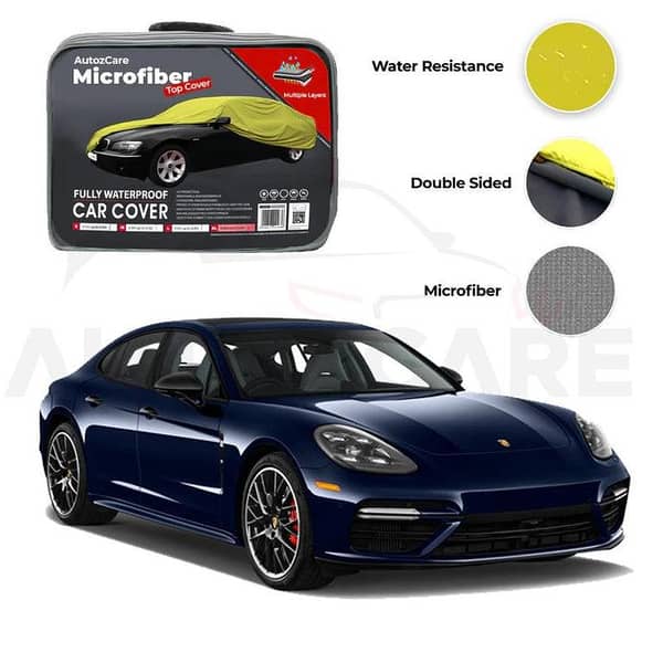 Porsche Panamera 2010-2018 Microfiber Car Cover for Weather Protection