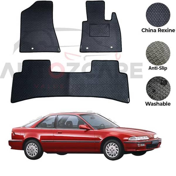Honda Integra China Rexine Floor Mat 3PCS - Model 1989-1993