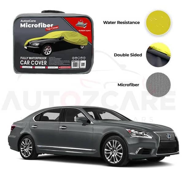 Lexus LS 600 Microfiber Car Cover for 2010-2025 Models - Waterproof and Weather-Resistant