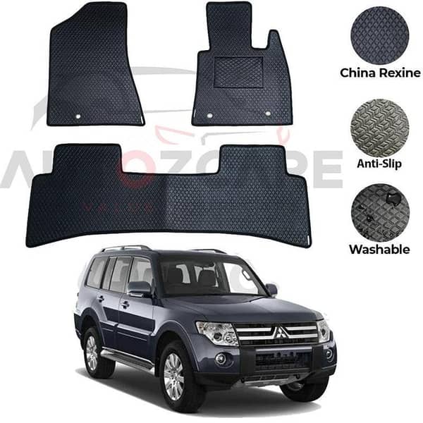 Mitsubishi Pajero China Rexine Floor Mat 3PCS - Model 2006-2018