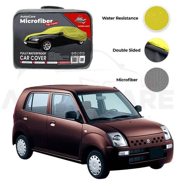 Suzuki Alto Microfiber Car Cover for 2004-2009 Models - Waterproof and Weather-Resistant