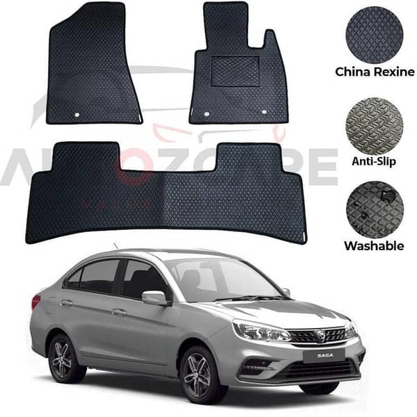 Proton X70 China Rexine Floor Mat 3PCS - Model 2020-2025