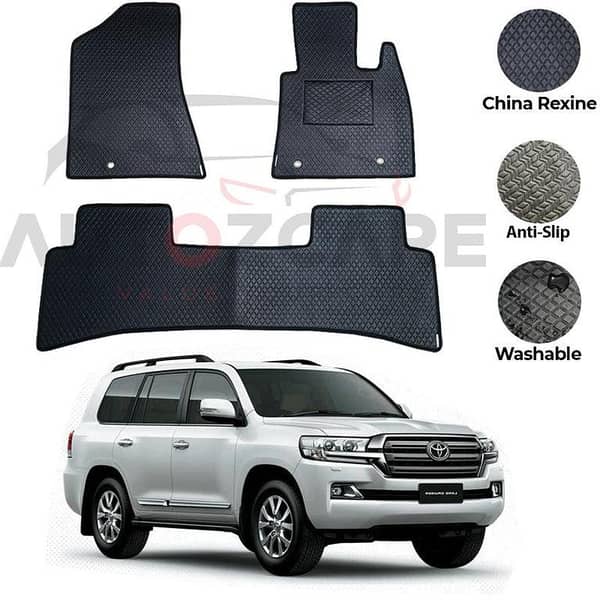 Toyota Land Cruiser China Rexine Floor Mat 4PCS - Model 2015-2017