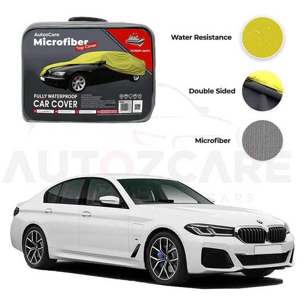 BMW 523i Microfiber Car Cover for 2003-2017 Models - Waterproof and Weather-Resistant Protection