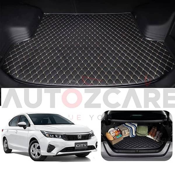 Custom 7D Trunk Mat for Honda City 2022-2025 - Tailored Waterproof Protection
