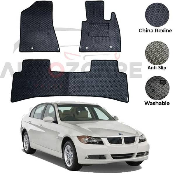 BMW 3 Series 2005-2011 China Rexine Floor Mats Set of 3
