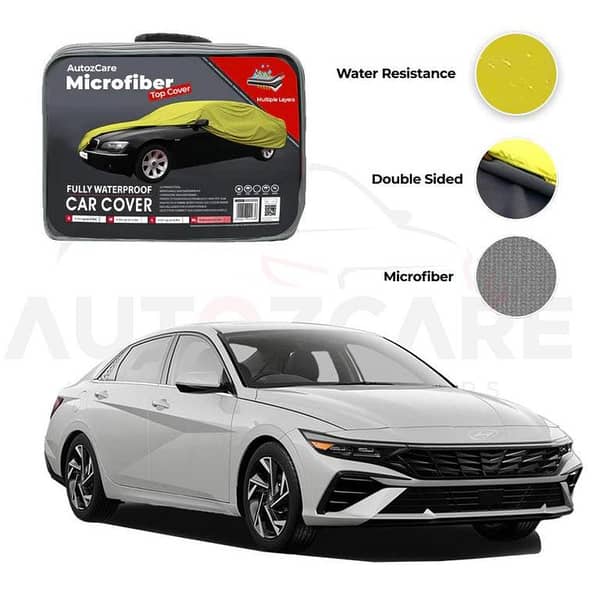 Hyundai Elantra EV Microfiber Car Cover - 2024 and 2025 Models