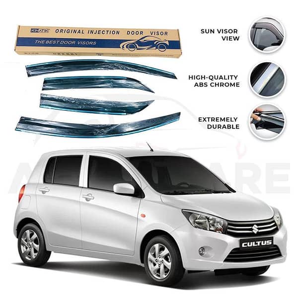 Suzuki Cultus Air press sun visor with chrome model 2017-2025