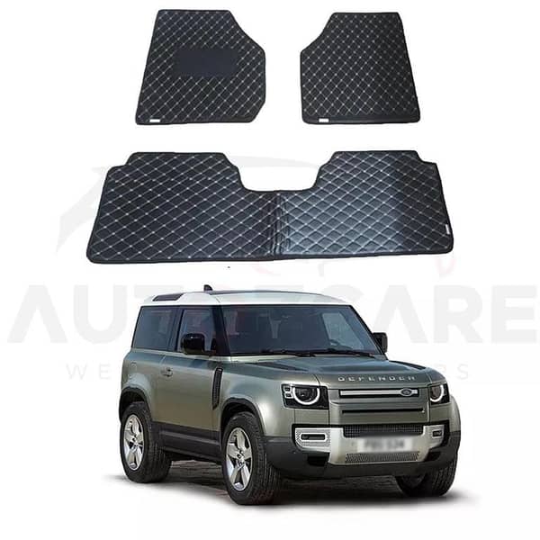 Land Rover Defender 7D Floor Mats (Flat Style)