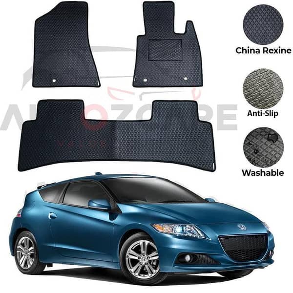 Honda CR-Z 2012-2018 Sports Hybrid Floor Mats - 3-Piece Set in China Rexine