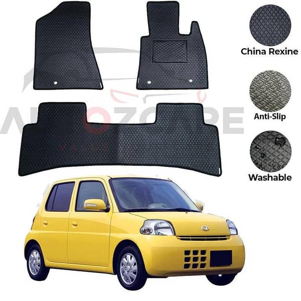 Daihatsu Esse 2005-2011 Rexine Floor Mats Set of 3