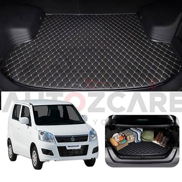 Suzuki Wagon R 7D Custom Car Trunk Mat - Model 2014-2025