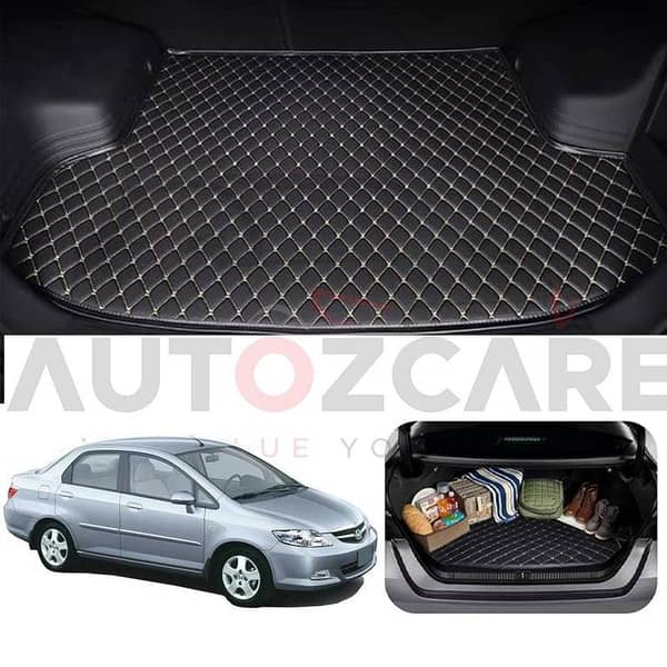 Honda City 7D Custom Car Trunk Mat - Model 2003-2008