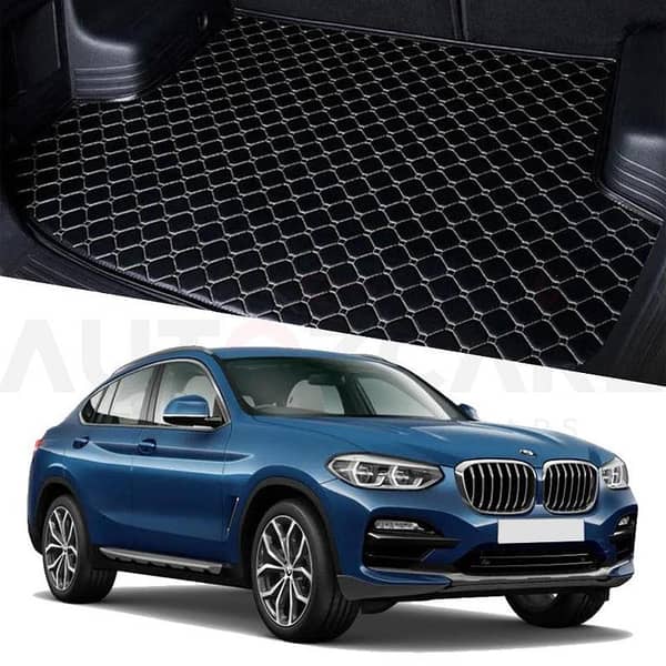 BMW X4 Series 7D Custom Car Trunk Mat - Model 2014-2018