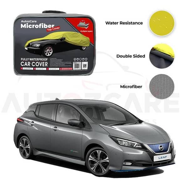 Nissan Leaf Microfiber Car Cover for 2017-2025 Models - Waterproof and Custom Fit