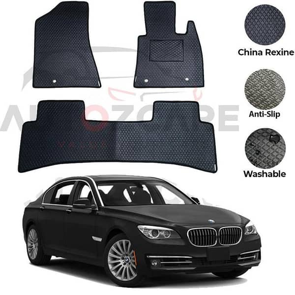 BMW 7 Series Rexine Floor Mats Set (5 Pieces) for 2009-2015 Models in China