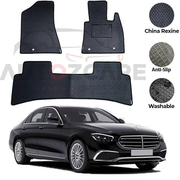 Mercedes E200 Rexine Floor Mats Set of 5 for Models 2009-2025 in China