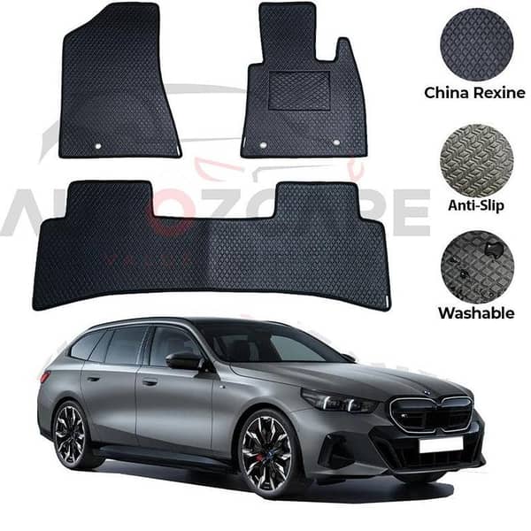 BMW I5 China Rexine Floor Mat 5PCS - Model 2023-2025