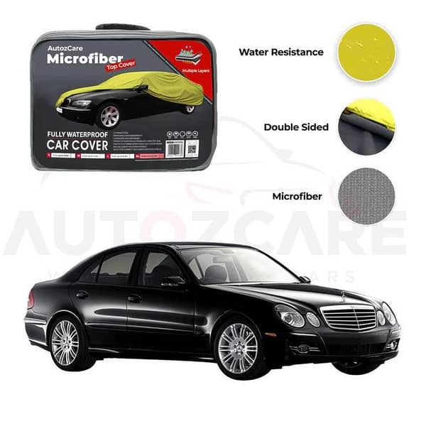 Mercedes E200 Microfiber Car Cover for 2002-2009 Models - Waterproof and Custom Fit