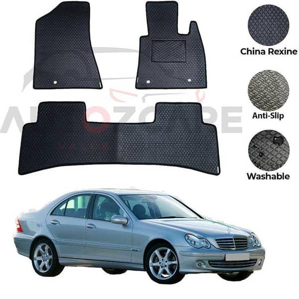 Mercedes C180 China Rexine Floor Mat 5PCS - Model 2001-2007