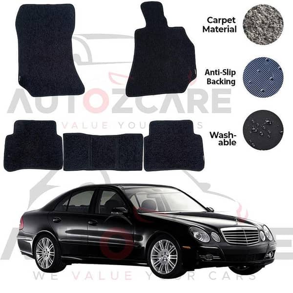 Mercedes E200 Genuine Fitting Carpet Floor Mat 5PCS - Model 2002-2009