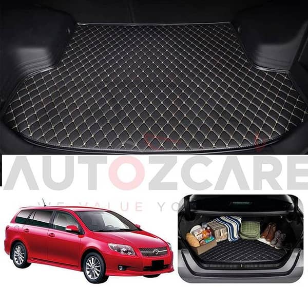 Toyota Corolla Fielder 7D Custom Car Trunk Mat - Model 2006-2012