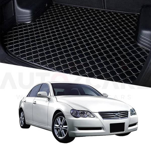 Toyota Mark X 7D Custom Car Trunk Mat - Model 2004-2009
