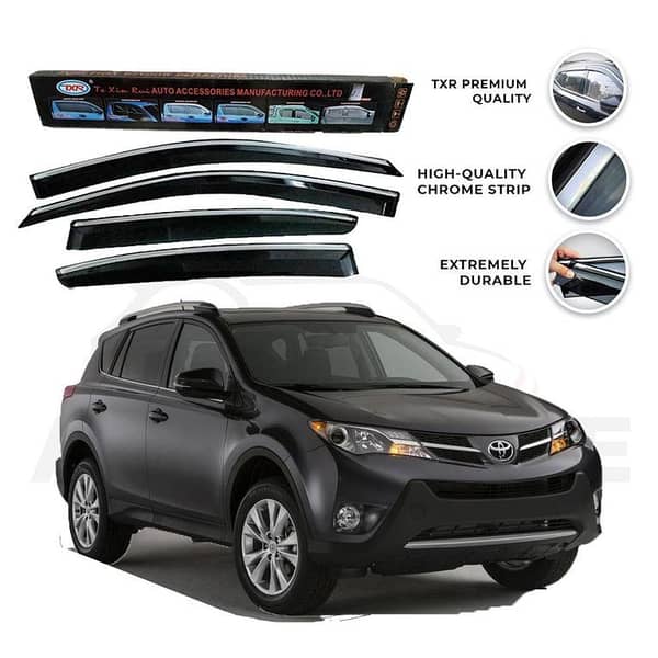 Toyota RAV4 TXR Chrome Sun Visor for Models 2005-2018