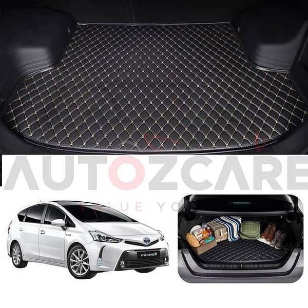 Toyota Prius Alpha 7D Custom Car Trunk Mat - Model 2011-2021