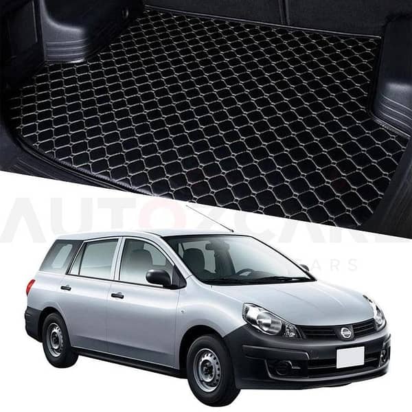 Nissan AD Van 7D Custom Car Trunk Mat - Model 1999-2007
