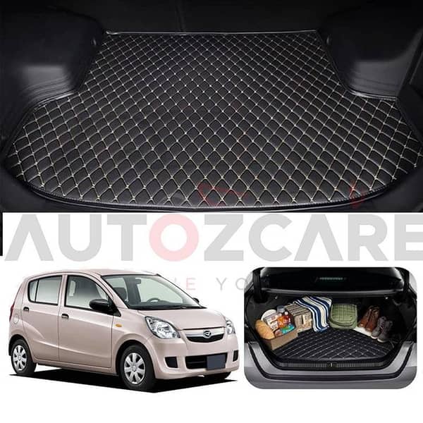 Daihatsu Mira Custom 7D Trunk Mat for 2006-2017 Models
