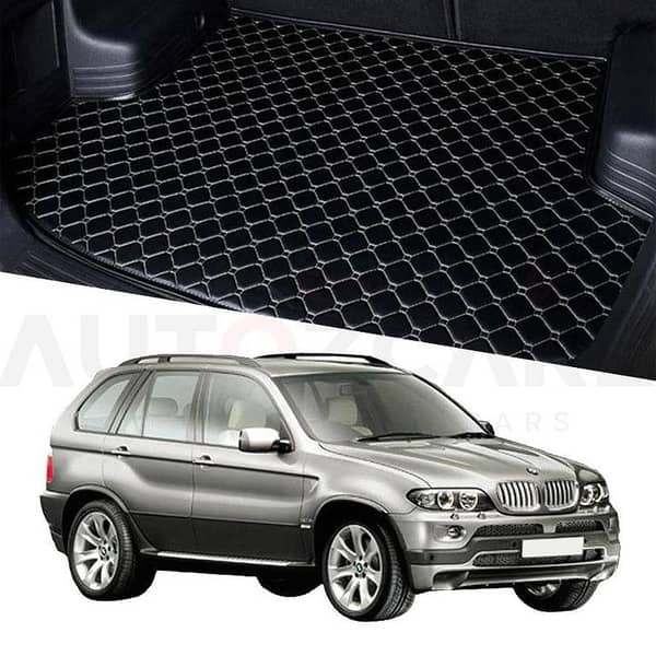 BMW X5 Series 7D Custom Car Trunk Mat - Model 1999-2006