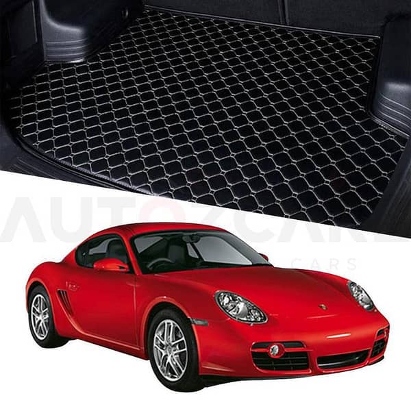 Porsche Cayman 7D Custom Car Trunk Mat - Model 2005-2012