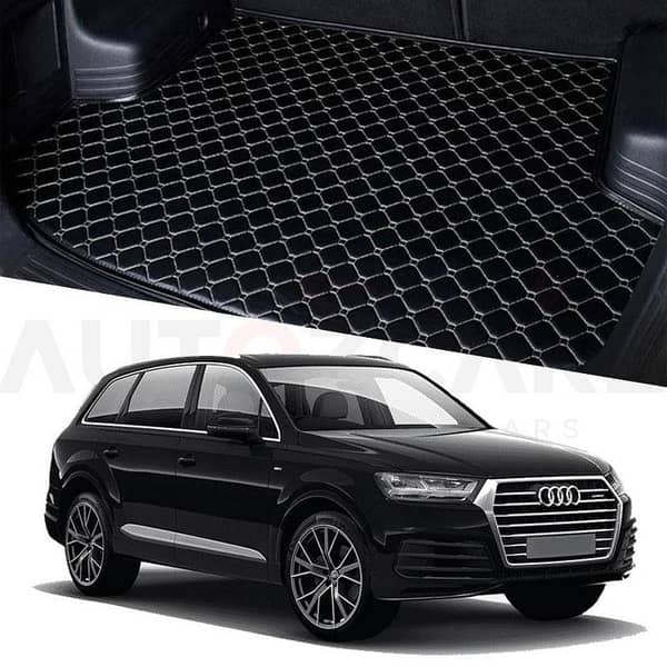 Audi Q7 7D Custom Car Trunk Mat - Model 2016-2018