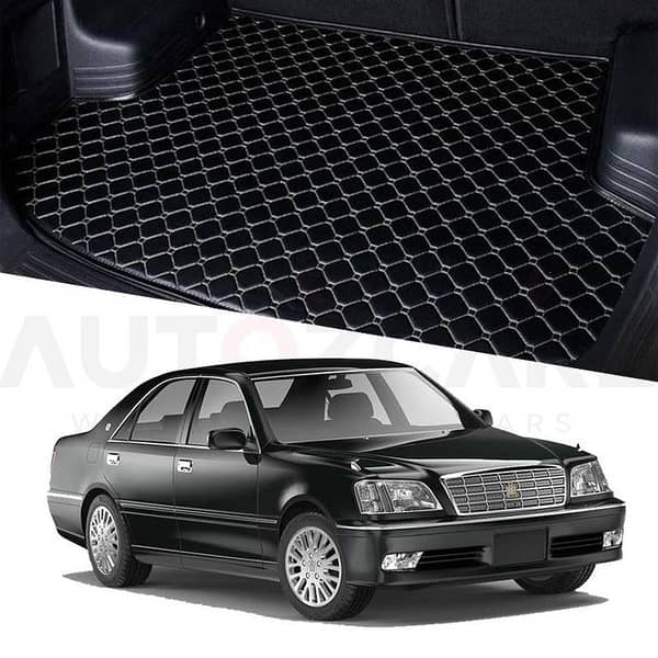 Toyota Crown Custom Trunk Mat 7D - Designed for Models 1999 to 2003