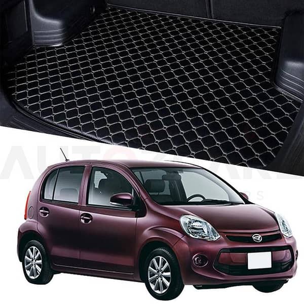 Daihatsu Boon 7D Custom Car Trunk Mat - Model 2010-2018