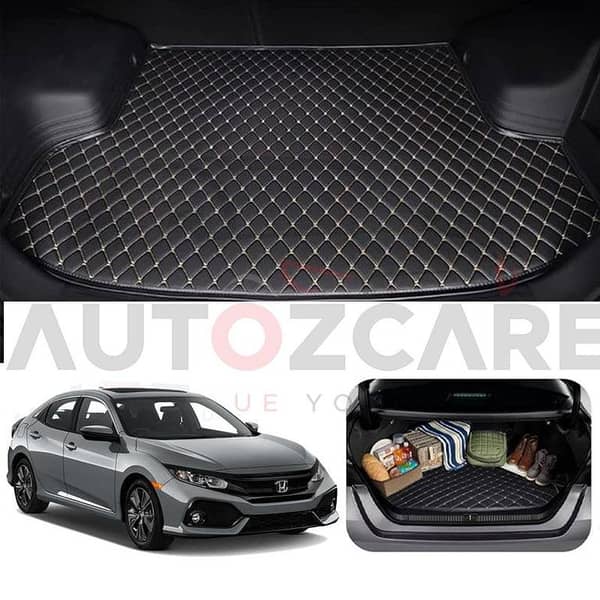 Honda Civic 7D Custom Car Trunk Mat - Model 2017-2021