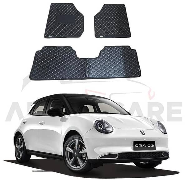 GWM ORA 03 7D Floor Mat ( Flat Style ) 3PCS - Model 2025