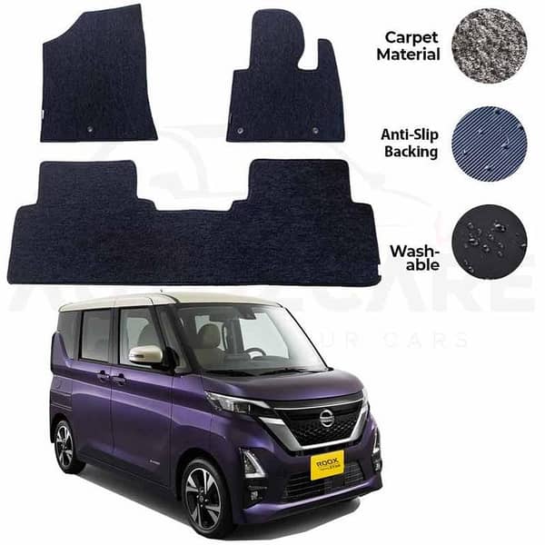 Nissan Roox 2020-2023 Custom Fit Carpet Floor Mats - Set of 4