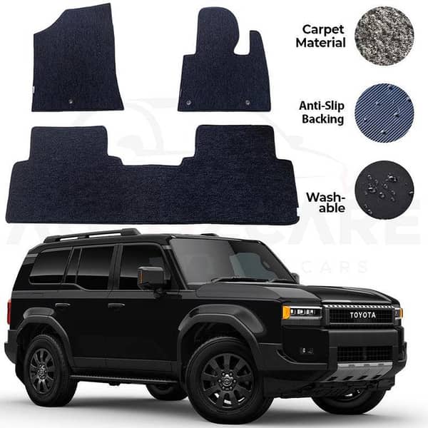 Toyota Land Cruiser LC250 Genuine Fitting Carpet Floor Mat 3PCS - Model 2025