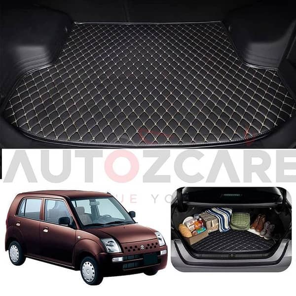 Suzuki Alto 7D Custom Car Trunk Mat - Model 2000-2012