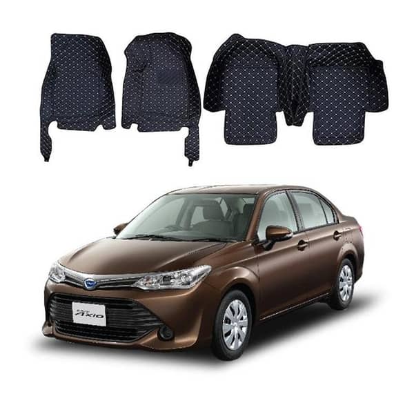 Toyota Axio 7D Floor Mats for 2012-2017 Models - Custom Fit Protection and Easy Cleaning