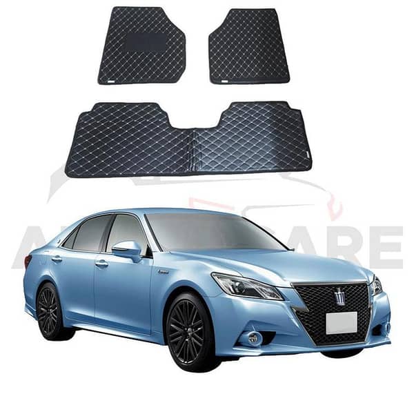 Toyota Crown Royal Saloon 7D Floor Mat ( Flat Style ) 3PCS - Model 2025