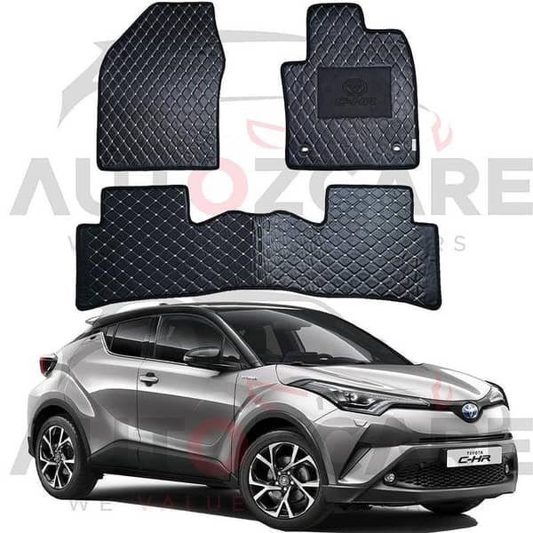 Toyota C-HR 7D Floor Mats (Flat Style) for 2016-2025 Models