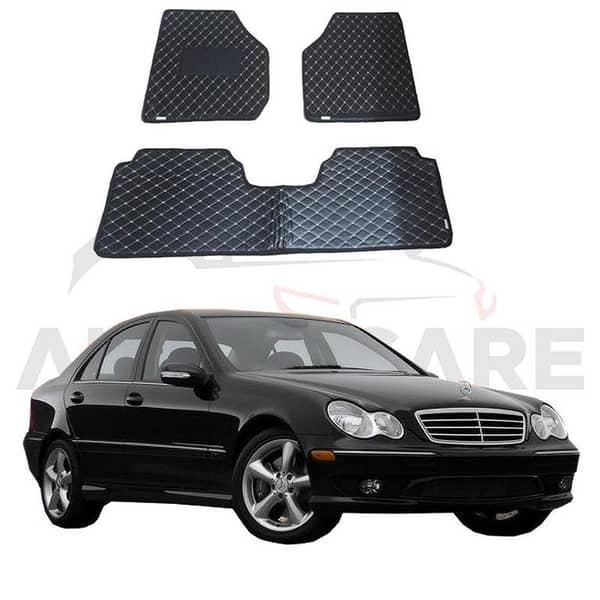 Mercedes C200 7D Floor Mat ( Flat Style ) 5PCS - Model 2001-2007