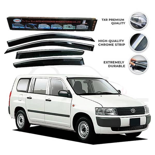 Toyota Probox TXR Chrome Sun Visor for Models 2002-2018