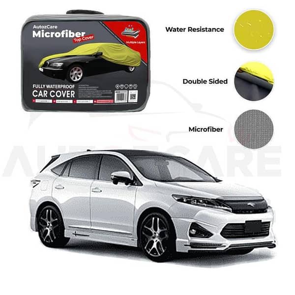 Toyota Harrier Microfiber Car Cover for 2019-2022 Models - Waterproof and Weather-Resistant