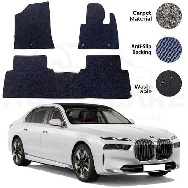 BMW i7 Genuine Fitting Carpet Floor Mat 5PCS - Model 2022-2025